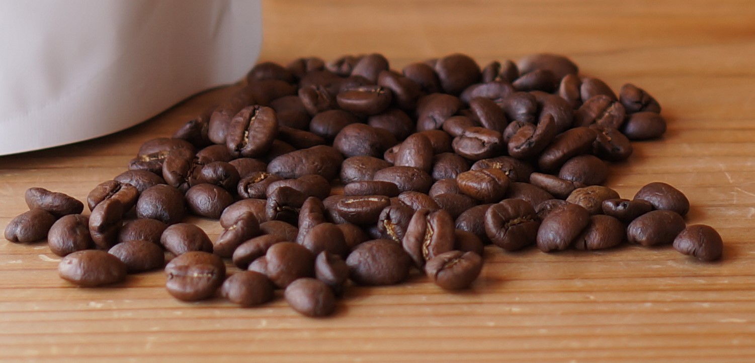 モーニングブレンドコーヒー豆の色
